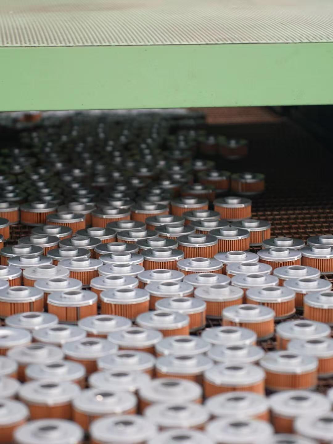 Batch preparation of automotive filter components