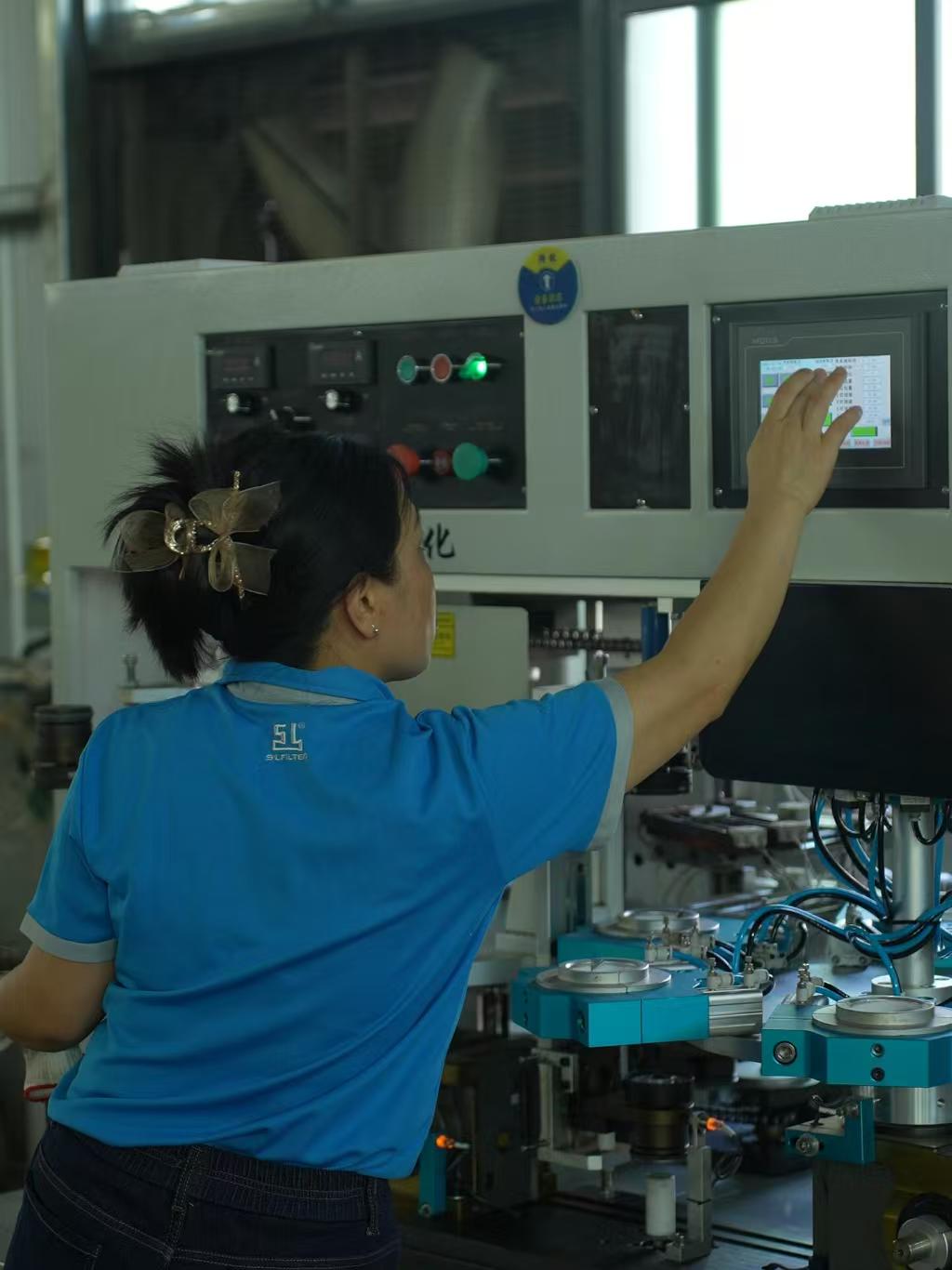 Production equipment control panel and process monitoring